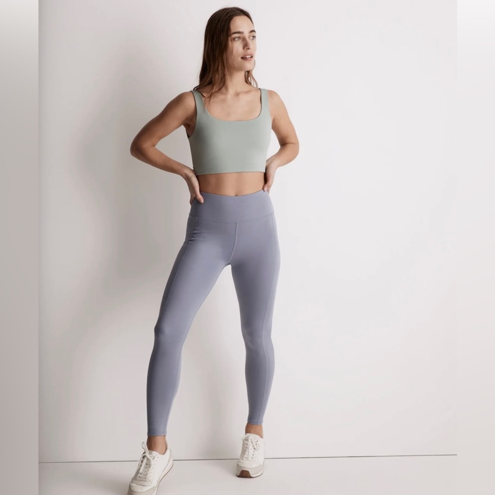 NEW Madewell MWL Flex High-Rise 25" Leggings Small color Provence Grape